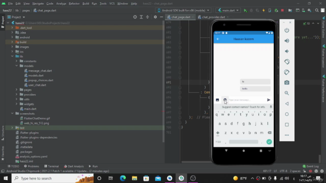 flutter & firebase    بناء تطبيق محادثة باستخدام - Screenshot_01