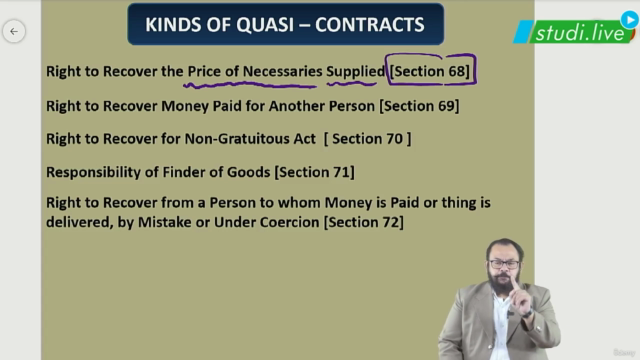 Business Law - Contingent and Quasi Contracts – Screenshot 2