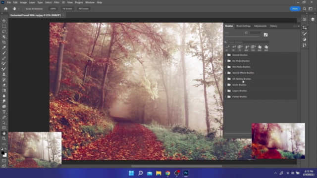Photoshop, Photo to Painting Art History Brushes not Filters – Screenshot 1