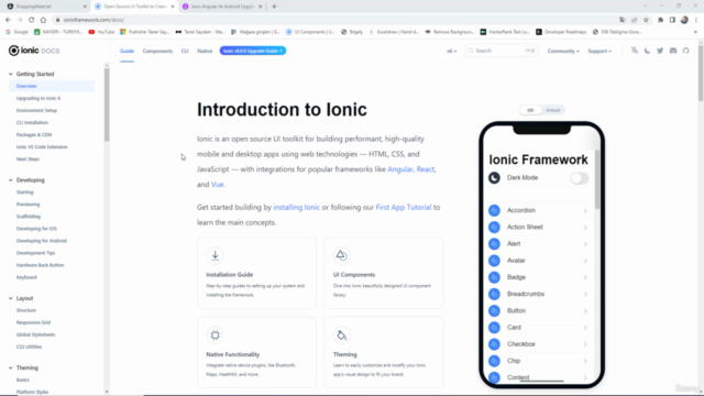 İonic Angular v13 ile Android Uygulama Geliştirme – Screenshot 1