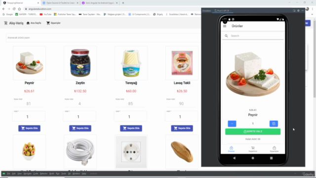 İonic Angular v13 ile Android Uygulama Geliştirme – Screenshot 2