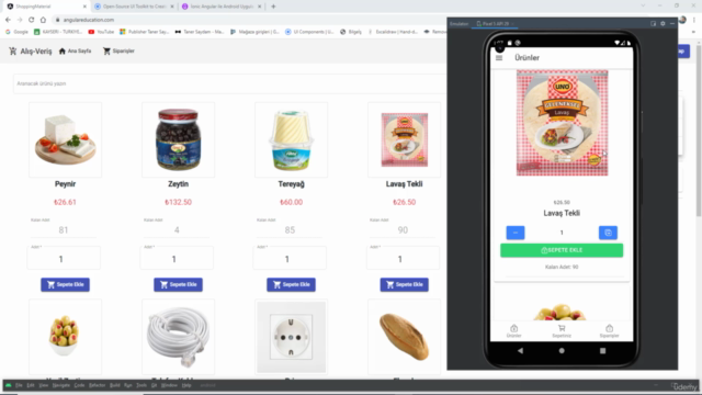 İonic Angular v13 ile Android Uygulama Geliştirme – Screenshot 3