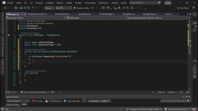 Aprende Unity 2D creando dos juegos – Screenshot 2