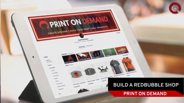 Redbubble For Beginners | Print On Demand Masterclass – Screenshot 1