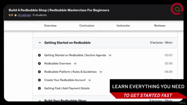Redbubble For Beginners | Print On Demand Masterclass – Screenshot 4