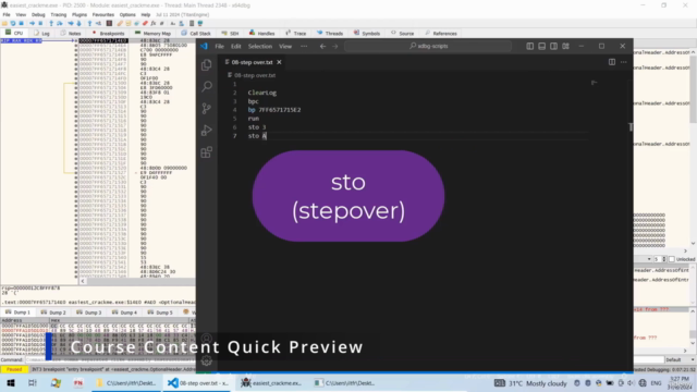 x64dbg Script Programming For Reverse Engineering – Screenshot 3