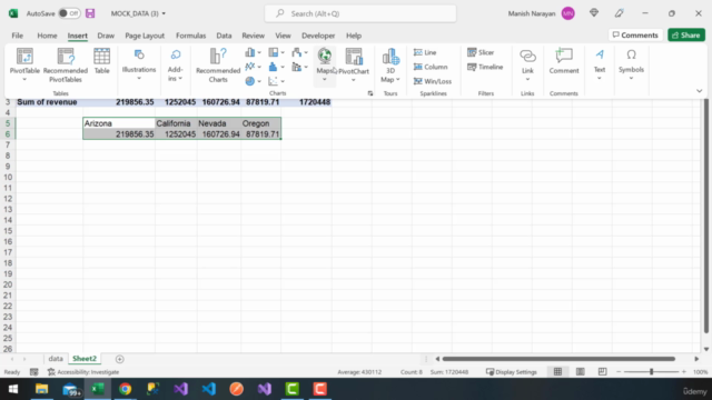 Microsoft Excel Engineering Interactive Dashboards – Screenshot 3