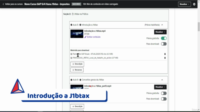 SAP S/4 Hana J1btax - Impostos – Screenshot 1