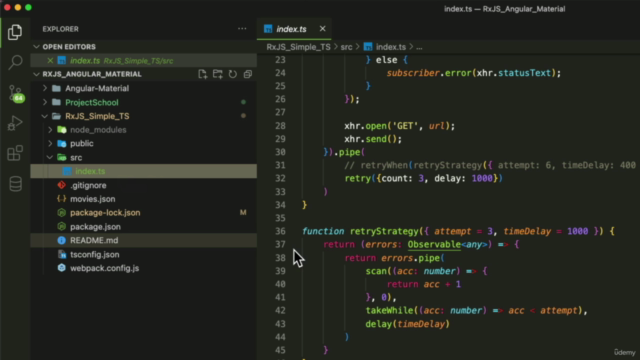 RxJS + Angular Material - Frontend Reativo do Zero! – Screenshot 1
