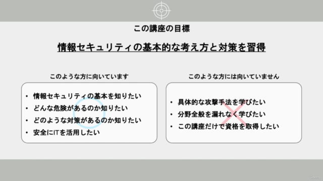 情報セキュリティのきほん「なぜ」から「対策」を学ぶ 1日集中コース – Screenshot 3