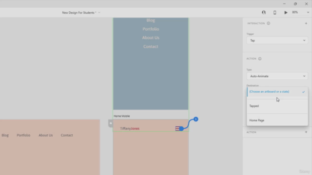 Design You First Website In Adobe XD – Screenshot 3