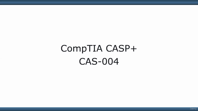CompTIA Advanced Security Practitioner CASP+ (CAS-004) – Screenshot 1