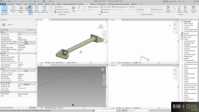 REVIT Obra civil : Familias adaptativas paramétricas. – Screenshot 1