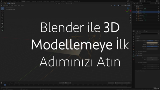 Blender ile 3D Modellemeye İlk Adımınızı Atın – Screenshot 4
