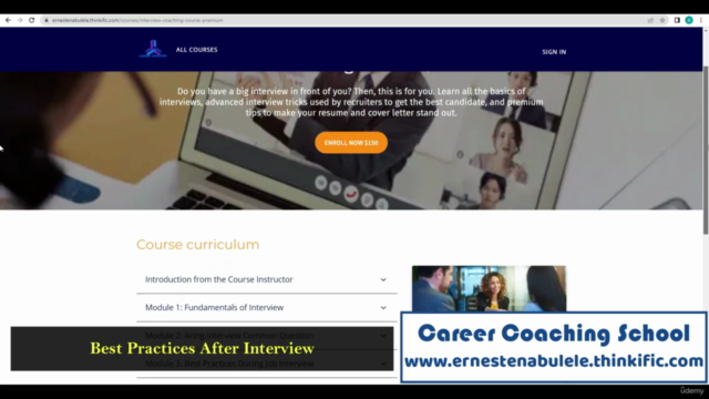Interview coaching course (Premium) – Screenshot 3