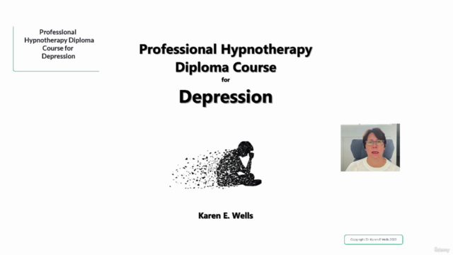 Professional Hypnotherapy Diploma Course for Depression – Screenshot 1