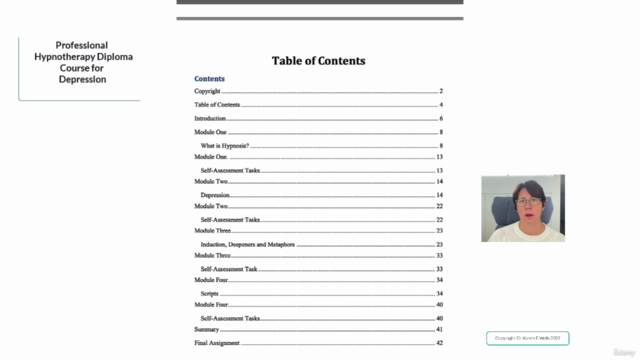 Professional Hypnotherapy Diploma Course for Depression – Screenshot 2