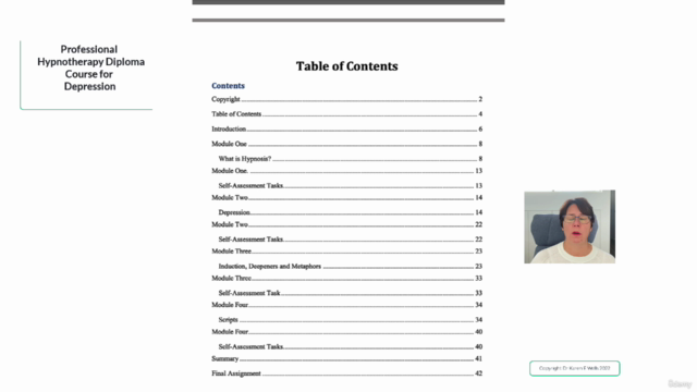 Professional Hypnotherapy Diploma Course for Depression – Screenshot 3