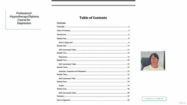Professional Hypnotherapy Diploma Course for Depression – Screenshot 4