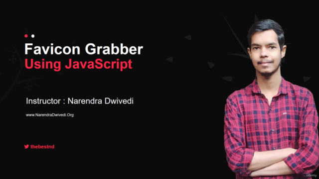 Favicon Grabber Using JavaScript – Screenshot 1