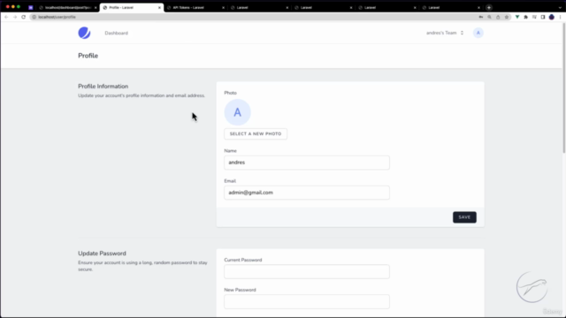 Primeros pasos con Laravel 9 o 10 Inertia + Vue.js Tailwind – Screenshot 1