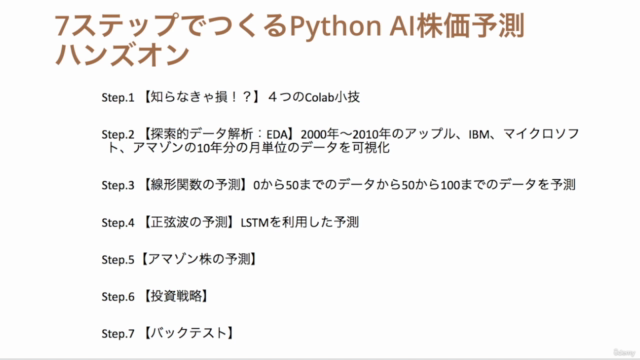 直感!深層学習 7ステップで作る Python AI 株価予測 – Screenshot 1