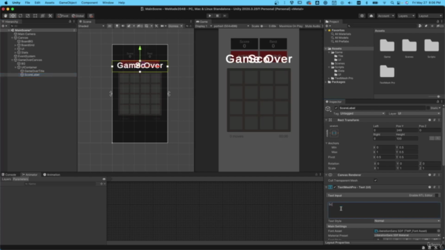WeMade 2048 with Unity & C# – Screenshot 2