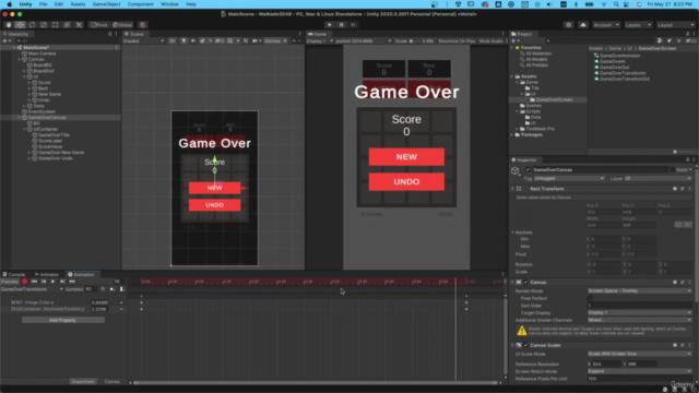 WeMade 2048 with Unity & C# – Screenshot 4