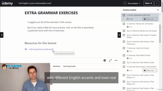 Master English Grammar: A1, A2, B1, B2 Levels - Screenshot_02