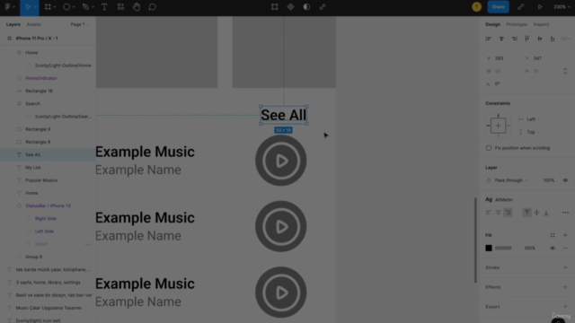 Figma ile mobil UI/UX tasarımını sıfırdan öğrenin! – Screenshot 3