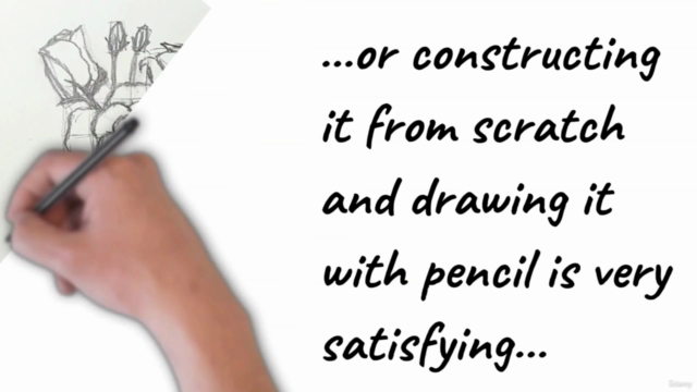 Creating a mixed media Floral Artwork – Screenshot 1