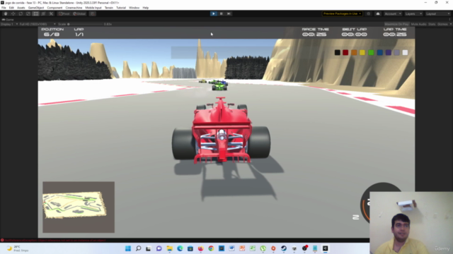 Como criar um jogo de corrida no unity completo – Screenshot 2