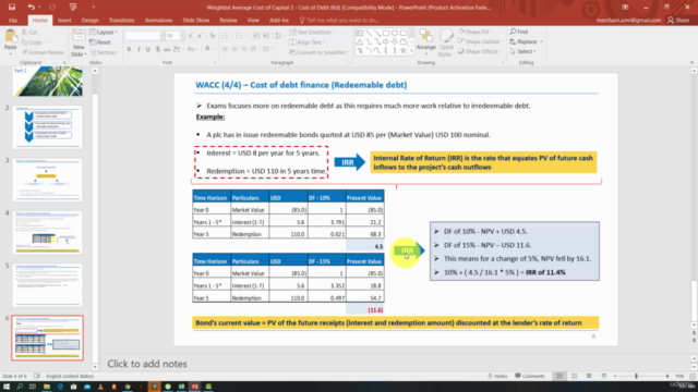 Weighted average cost of capital (WACC) - a deeper look... - Screenshot_03