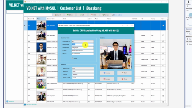 เขียนโปรแกรม Visual Basic .NET กับ MySQL สำหรับผู้เริ่มต้น – Screenshot 3