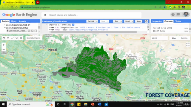 Landcover Classification using Google Earth Engine (GEE) - Screenshot_04