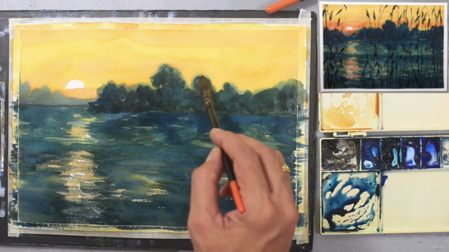 Simple Watercolour Workout: Painting Water and reflections - Screenshot_03