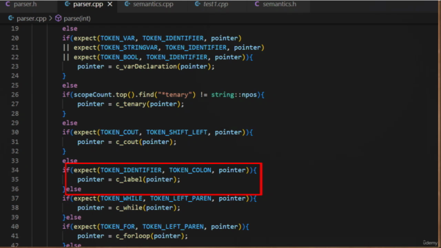 C/C++ Compiler design from scratch – Screenshot 2