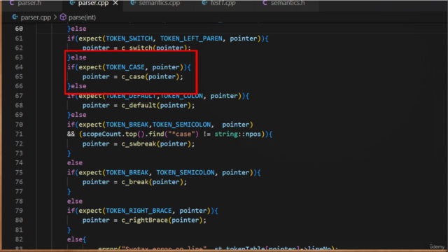C/C++ Compiler design from scratch – Screenshot 3