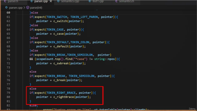 C/C++ Compiler design from scratch – Screenshot 4