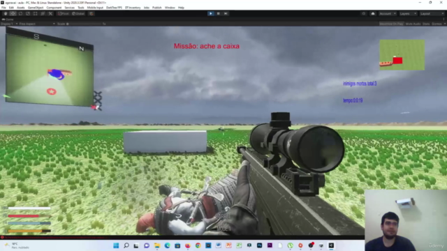 como criar um jogo de tiro primeira pessoa no unity completo - Screenshot_04