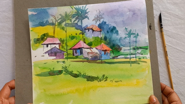 Learn Konkan Watercolor Painting – Screenshot 2
