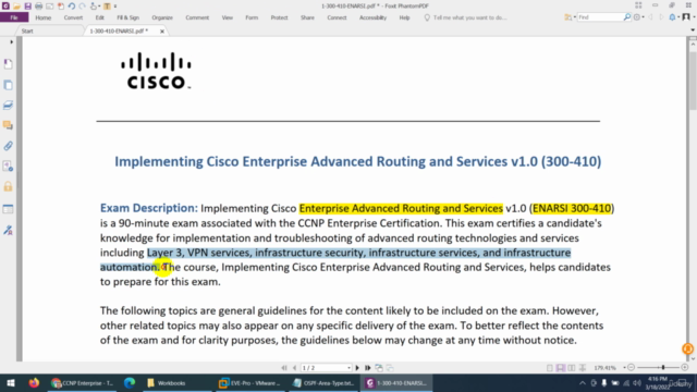 CCNP Enterprise: ENARSI 300-410 Training Part-2/2 – Screenshot 1
