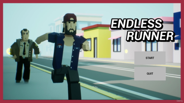 Unreal Engine 5: The Ultimate Endless Runner Course – Screenshot 1