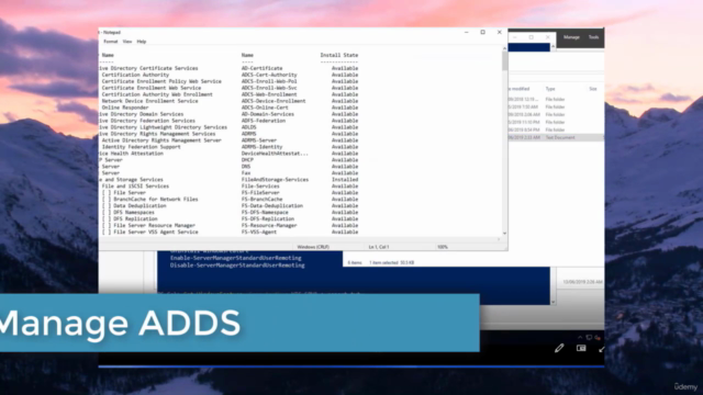 A to Z Microsoft windows server 2019/2022 Administration – Screenshot 1