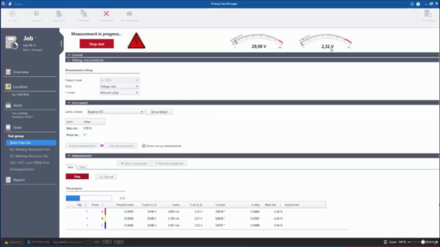 Testing Commissioning Power Transformer – Screenshot 3
