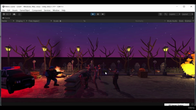 Make a horror Zombie game in Unity – Screenshot 2