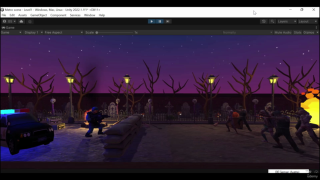 Make a horror Zombie game in Unity – Screenshot 4