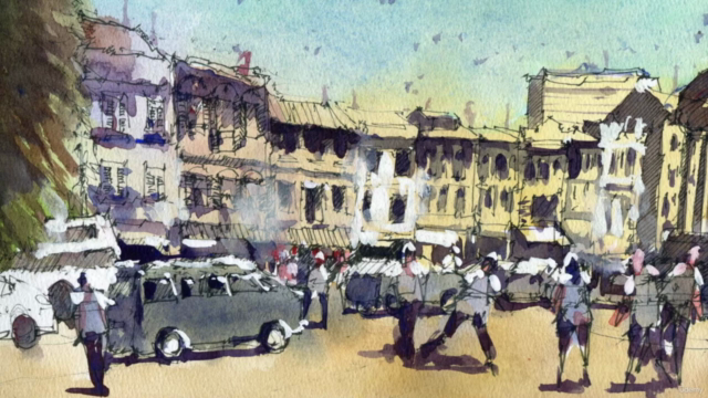 Urban Sketching in Singapore – Screenshot 1