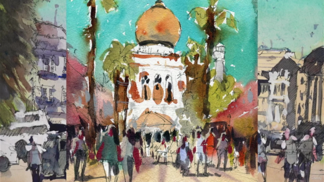 Urban Sketching in Singapore – Screenshot 4