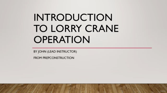 Introduction To Lorry Crane Operation (Theory) – Screenshot 1